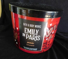 Bath & Body Works - Paris Amour - Emily in Paris - Netflix - 3-Wick Candle