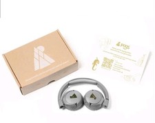 POGS Headphones - The Gecko 2 - Wireless Noise Cancelling For Kids - Gray NEW 