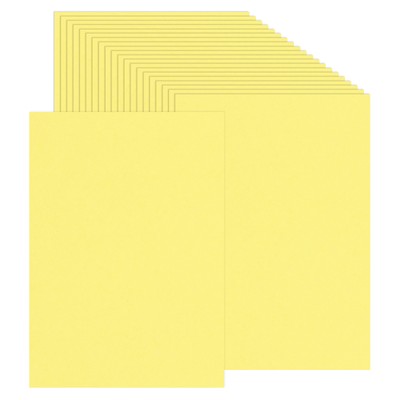 50 Sheets Colored Cardstock Paper, A4 Size 230GSM Card Stock, Yellow