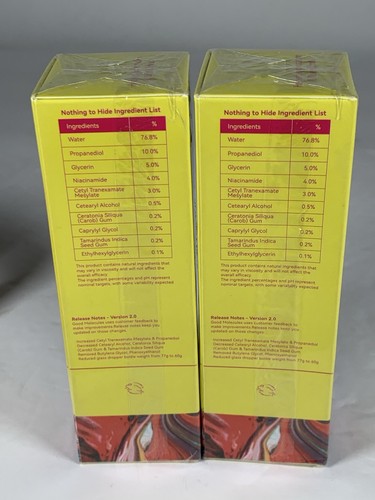 GOOD MOLECULES Discoloration Correcting Serum 1 fl oz/30ml Lot Of 2 - 第 4/5 張圖片