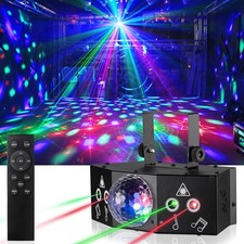 Dj Party Disco Ball Light Support DMX512 and Sound Activated, LED Stage Strob...