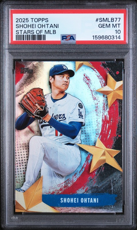 2025 Topps Stars of MLB Shohei Ohtani #SMLB77 – PSA 10 Gem Mint Future GOAT