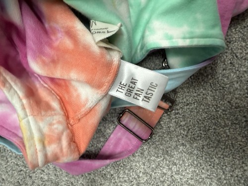 The Great Fantastic Swoveralls Small Swovie Shorts Organic Cotton Unisex Tie Dye - Picture 5 of 9