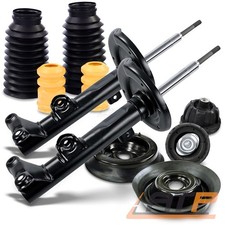 2x GAS STOSSDÄMPFER +DOMLAGER +PROTECTION-KIT VORNE FÜR MERCEDES C-KLASSE W203