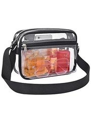 Clear Bag for Stadium Events Clear Messenger Bag Suitable for Concert Outfits