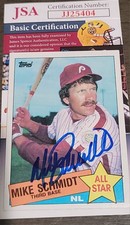 Mike Schmidt On Card Autograph W/Authenticity