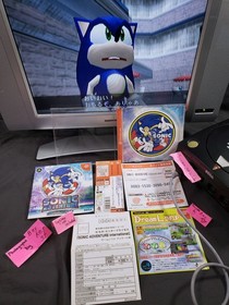 Sonic Adventure 1 International Dreamcast COMPLETE Case OBI Manual CIB Japanese