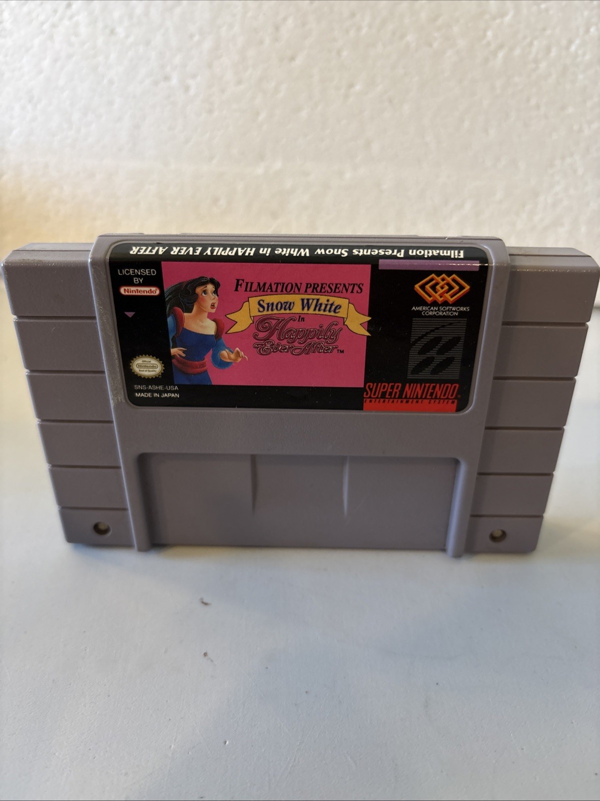 Snow White in Happily Ever After Super Nintendo SNES - Cartridge Only
