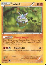 Carbink 49/124 Rare Fates Collide Pokemon Lightly Played