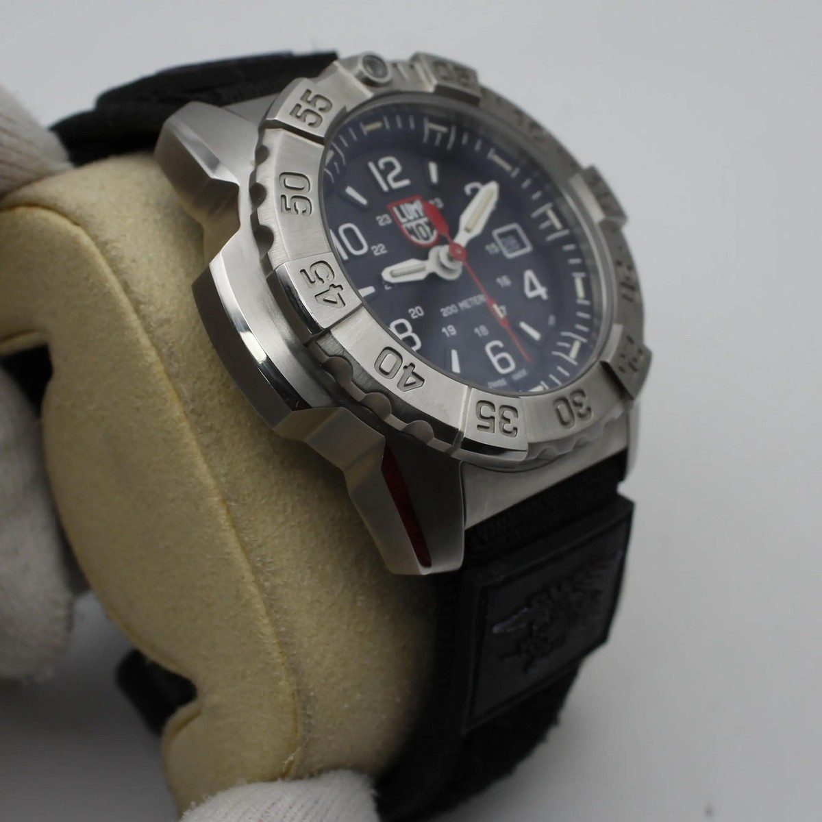 Luminox Navy Seal 45mm Stainless Steel Black Dial Mens Quartz