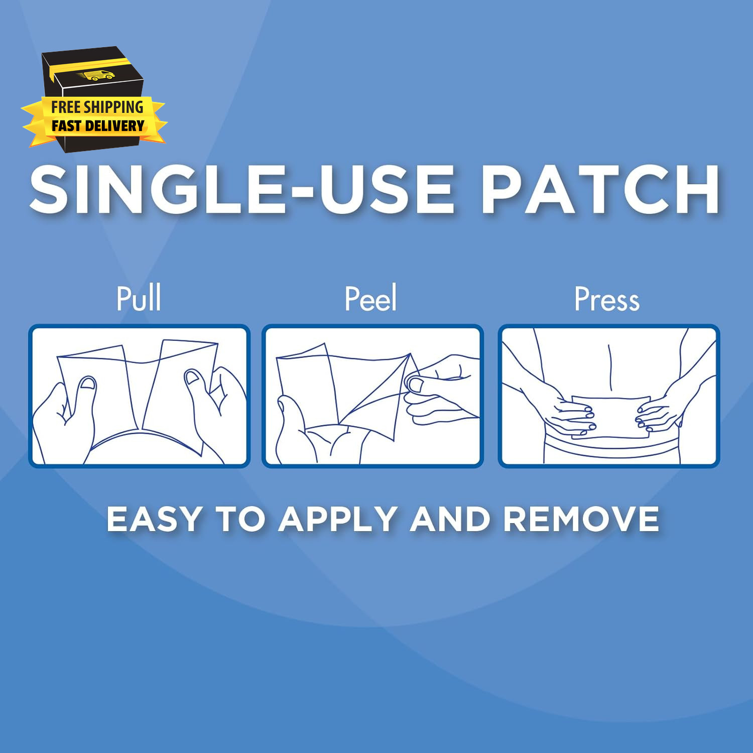 Maximum Strength Pain Relief 4% Lidocaine Pain Relief Patch ⭐️⭐️⭐️⭐️⭐️