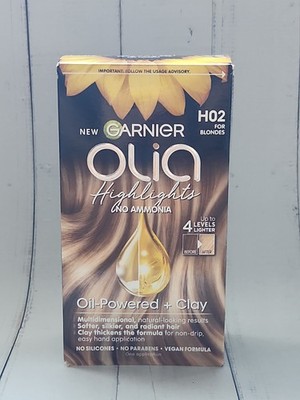 Garnier Olia At Home Hair Coloring Tool Kit, H02 for Blondes