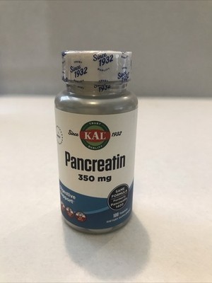 KAL- Pancreatin 350mg 100 Tablets Dietary Supplements