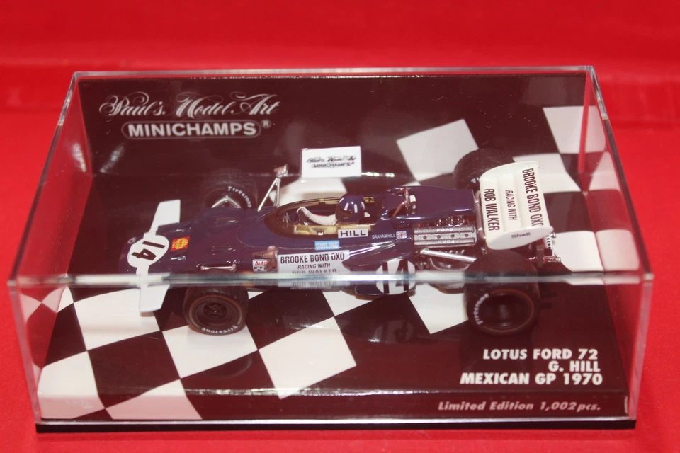 1/43 Lotus Ford 72 (1970) - #14 G. Hill - MINICHAMPS - Immagine 2 di 3