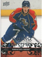 2008-09 Upper Deck Young Guns #219 Shawn Matthias - Rookie Card. rookie card picture