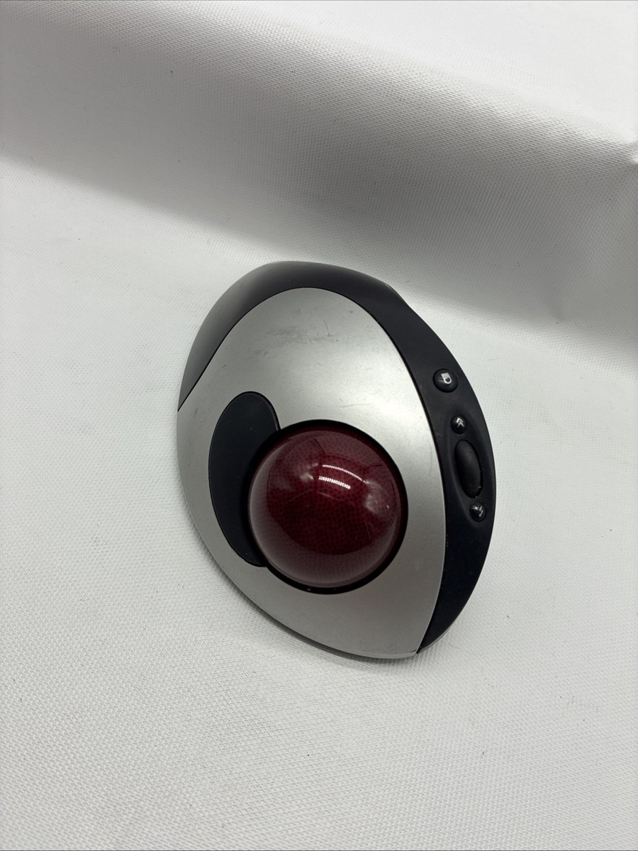 Logitech Trackman Wheel T-rb22 Wireless Trackball Mouse Ps2