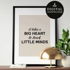Digital Download Print | Printable Wall Art | Classroom Decor