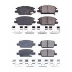 PowerStop Front Rear Z17 Low-Dust Ceramic Disc Brake Pads Kit For Malibu 16-20
