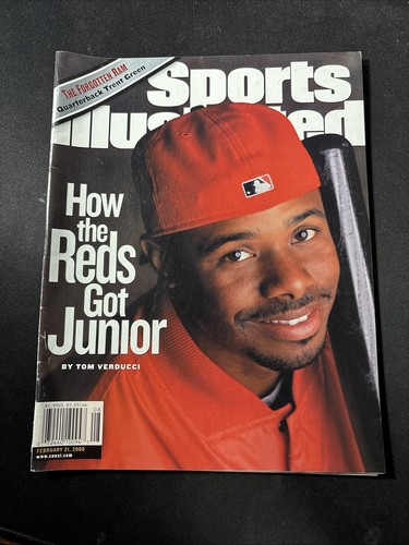 KEN GRIFFEY JR. - Sports Illustrated February 21, 2000 - NEWSSTAND - HOF