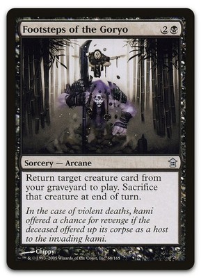 Footsteps of the Goryo #68 (NM) Saviors of Kamigawa SOK Magic MTG