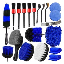 20Pcs Cleaning Tool Wash Cleaner Tire for Rim Scrub Brush Car Wheel Hub Brush Ki