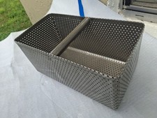 Commercial Dishwasher Stainless Strainer debris Basket with handle