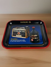 Havoline Oil Vintage Serving Tray Rare Advertising Man Cave Motorsports Decor