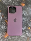 Genuine Apple MYYW3ZM/A iPhone 16 Pro Max Silicone Case with MagSafe – PLUM