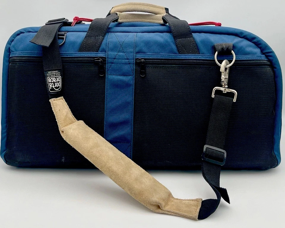 Bolsa para cámara de viajero Porta Brace CTC-3 azul Cordura acolchada ENG/EFP Foto 2 de 4