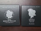 2021-P Morgan/Peace Set UNC COA/OGP - 2 Coin Set In Great Condition
