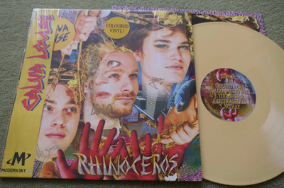 CALVA LOUISE   RHINOCEROS Signed Yellow Vinyl LP   Nr MINT 2019 ALT ROCK