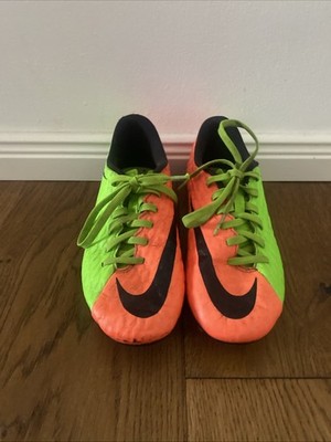 Nike Hypervenom Grün Orange EUR 36 Uk 3,5  Outdoor