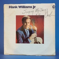 Hank Williams Jr. – Singing My Songs (Johnny Cash)  LP  MGM Records SE 4675 HTF