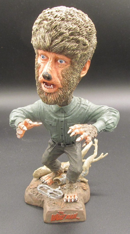 The Wolfman 2006 Neca Universal Monsters Studio Bobblehead Werewolf Halloween