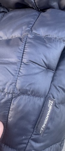 The North Face Thermoball Hooded Puffer Jacket Boy M 10 Outdoors Black EXCELLENT - Picture 4 of 8