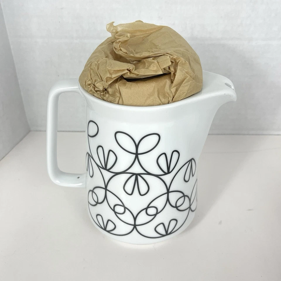 NotNeutral咖啡套装锅奶油糖盘黑丝带白茶服务礼物 — 第 3/4 张图片