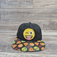 Emojis Pizza Aliens Hat Cap Youth Kids Adjustable Snapback Casual