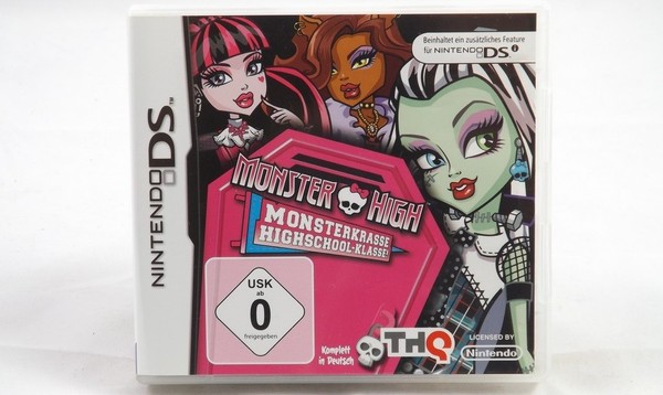 Monster High: Monsterklasse Highschool-Klasse! (Nintendo DS/2DS/3DS) Spiel-image