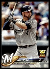 2018 Topps Manny Pina Milwaukee Brewers #637