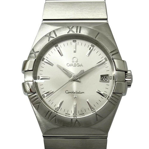 Used OMEGA Constellation 123.10.35.60.02.001 Silver Quartz Wri...