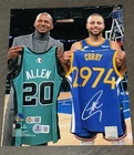 Stephen Curry "2974" (NBA Record) Warriors 8x10 Fanatics Signed Photo USASM BAS