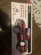 Solar Charging Chevy 3100 Pickup Truck Portable Bluetooth Speaker w/FM Radio Red
