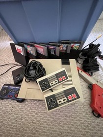Nintendo NES Console Bundle with Controllers and 6 Games