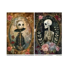 Halloween People #2 | A4 Mulberry Rice Decoupage Paper | Craft Kreatively