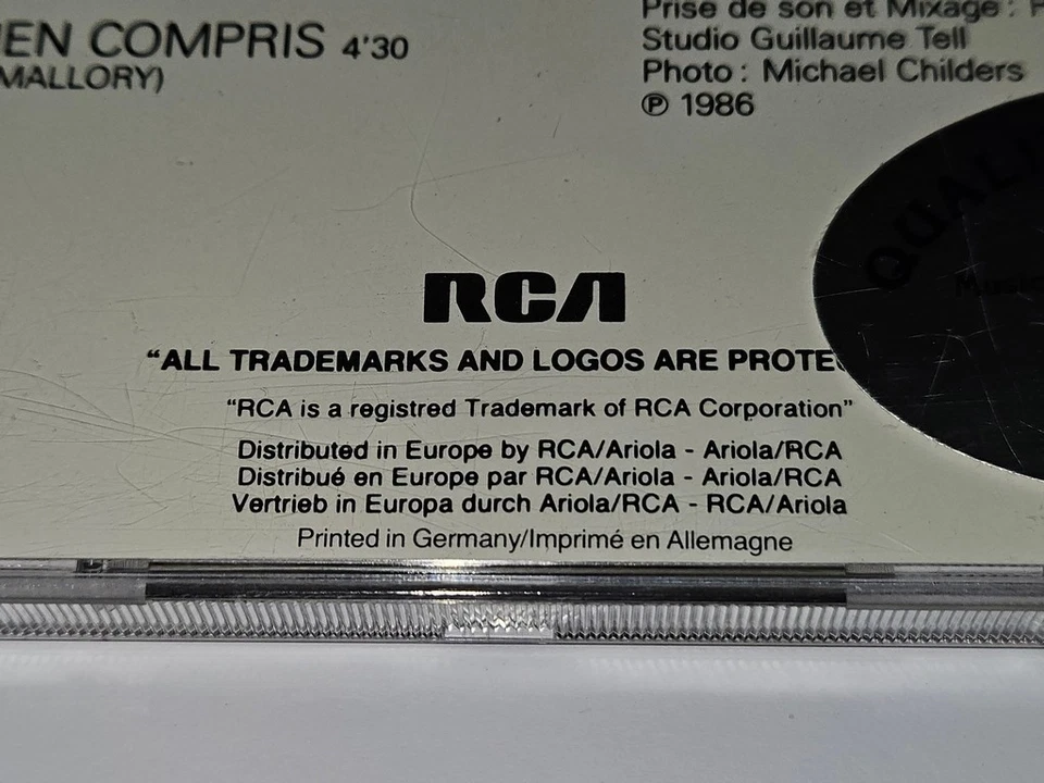 Sylvie Vartan "Virage" CD 10 Songs 1986 RCA Records *Free Shipping* RARE Foto 4 de 4