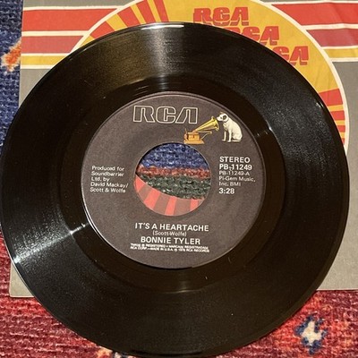 1976 Bonnie Tyler It's a Heartache 45 rpm