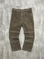 Vintage 80s/90s Levis White Tab Corduroy Pants Size 35 Brown