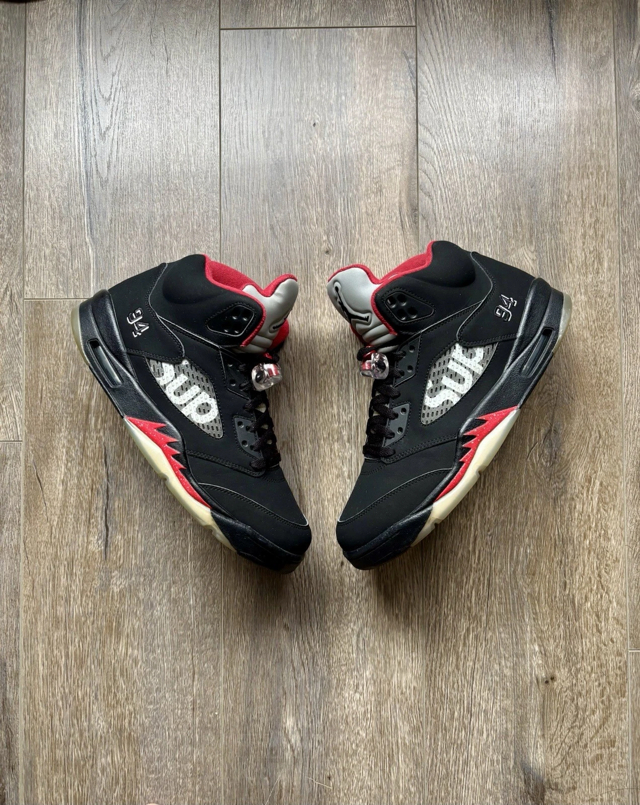 Jordan 5 Retro Supreme Noir Homme 2015 Taille 11 824371 001