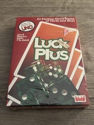 Luck Plus 1983 Sealed Card Game from Makers of UNO 2-8 Players, 7-Adult
