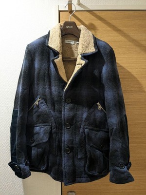 nonnative nonnative Check Boa Lining Hunter Jacket | eBay